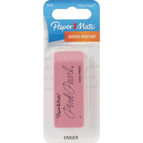 Eraser -  Paper Mate Pink Pearl Eraser