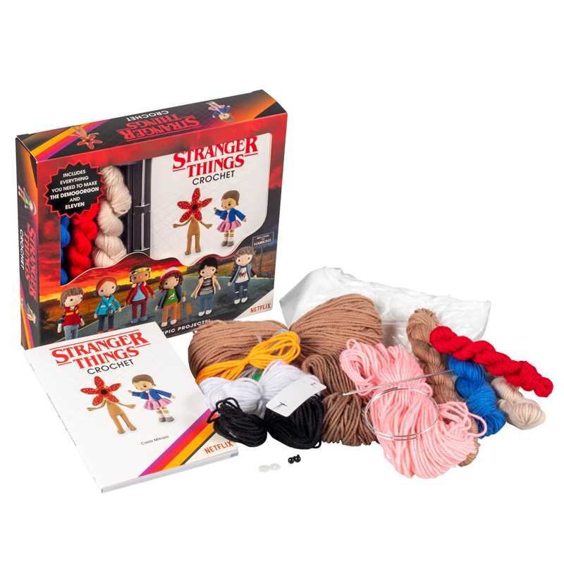 Book - Stranger Things Crochet by Editors of Thunder Bay Press: Kit - Paperback; 88 pages
