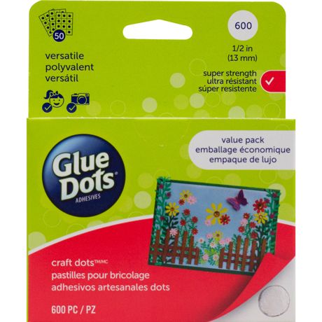 Glue Dots - .5" Craft Dot Sheets Value Pack