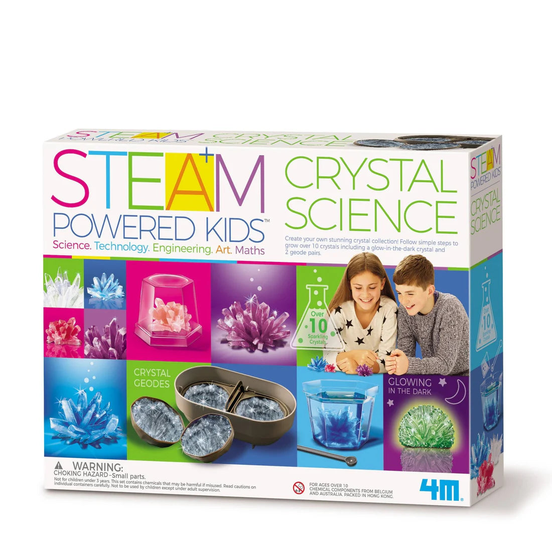 Science Kit - 4M Deluxe Crystal Growing Combo Steam