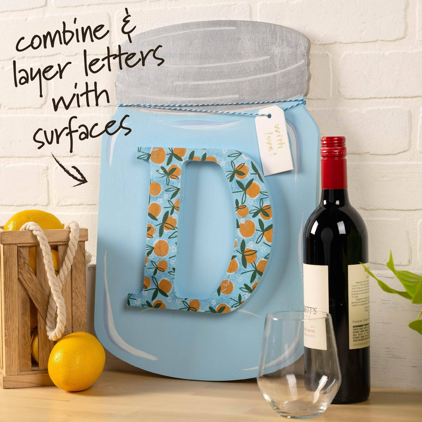 Wood - 8 inch MDF Letter - L