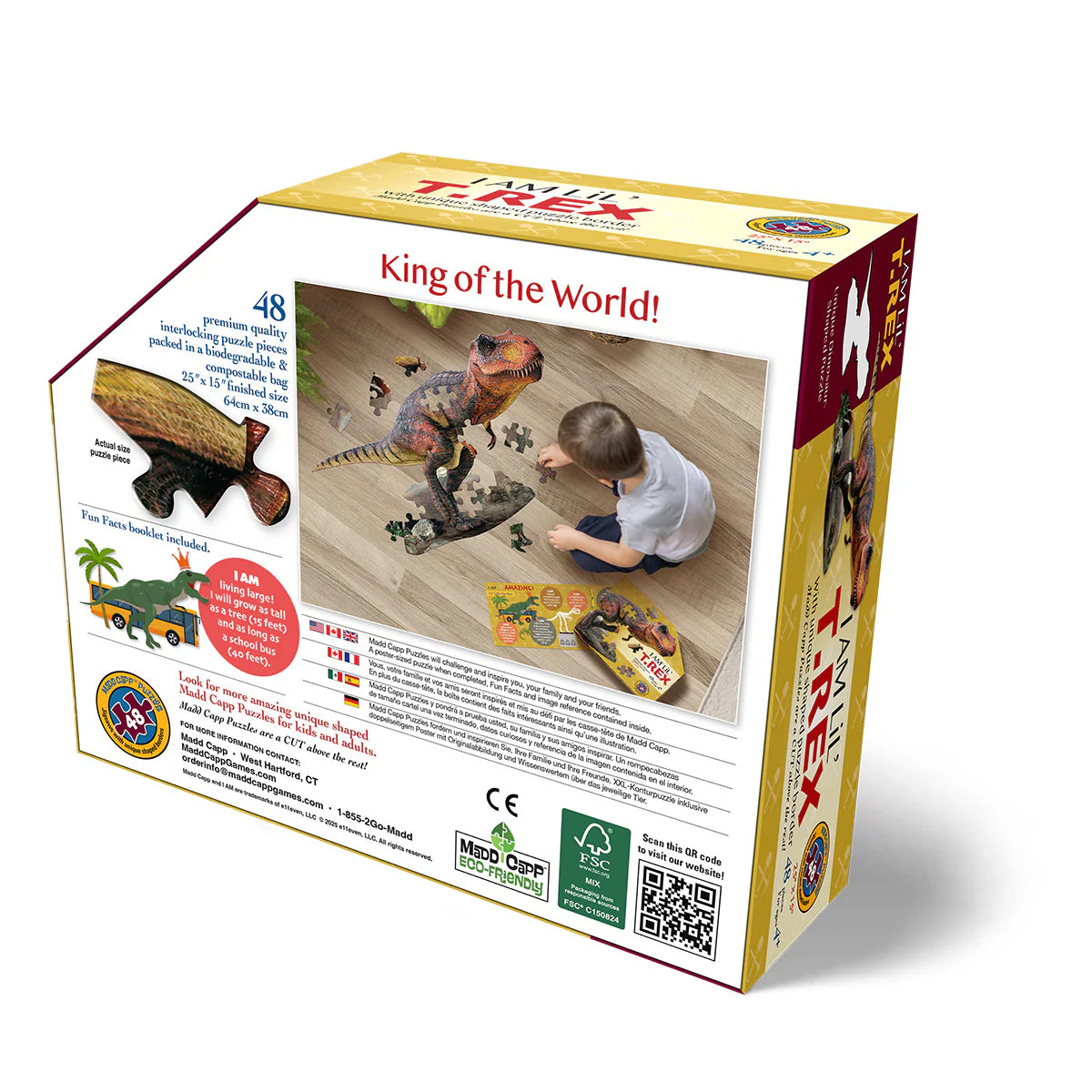 Puzzle - 48 Piece - I am Lil' T. Rex