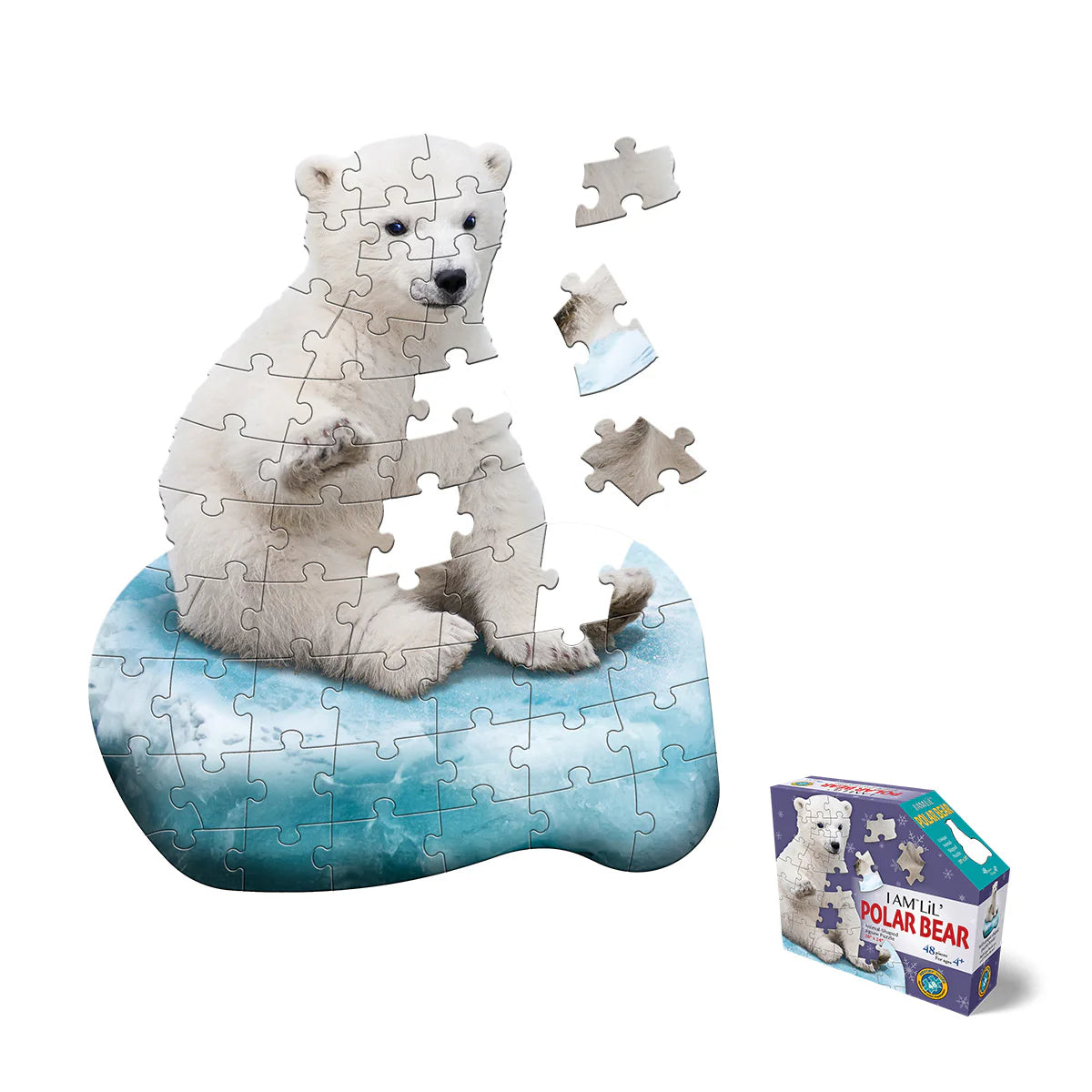 Puzzle - 48 Piece - I am Lil' Polar Bear