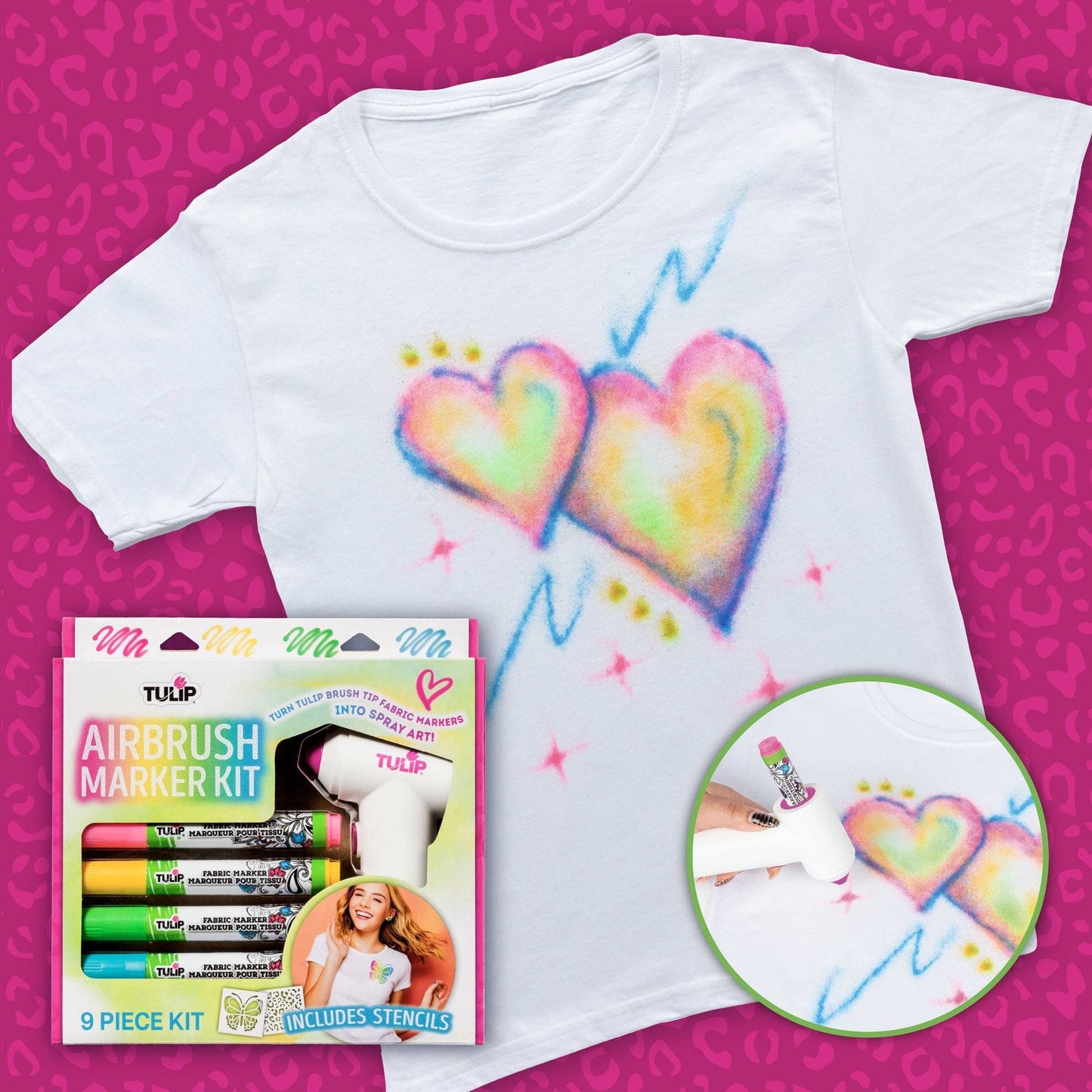 Marker - Tulip Airbrush Fabric Marker Kit