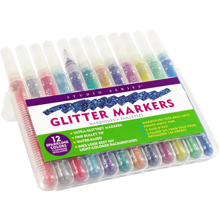 Markers - Studio Series Glitter Markers (Set of 12)