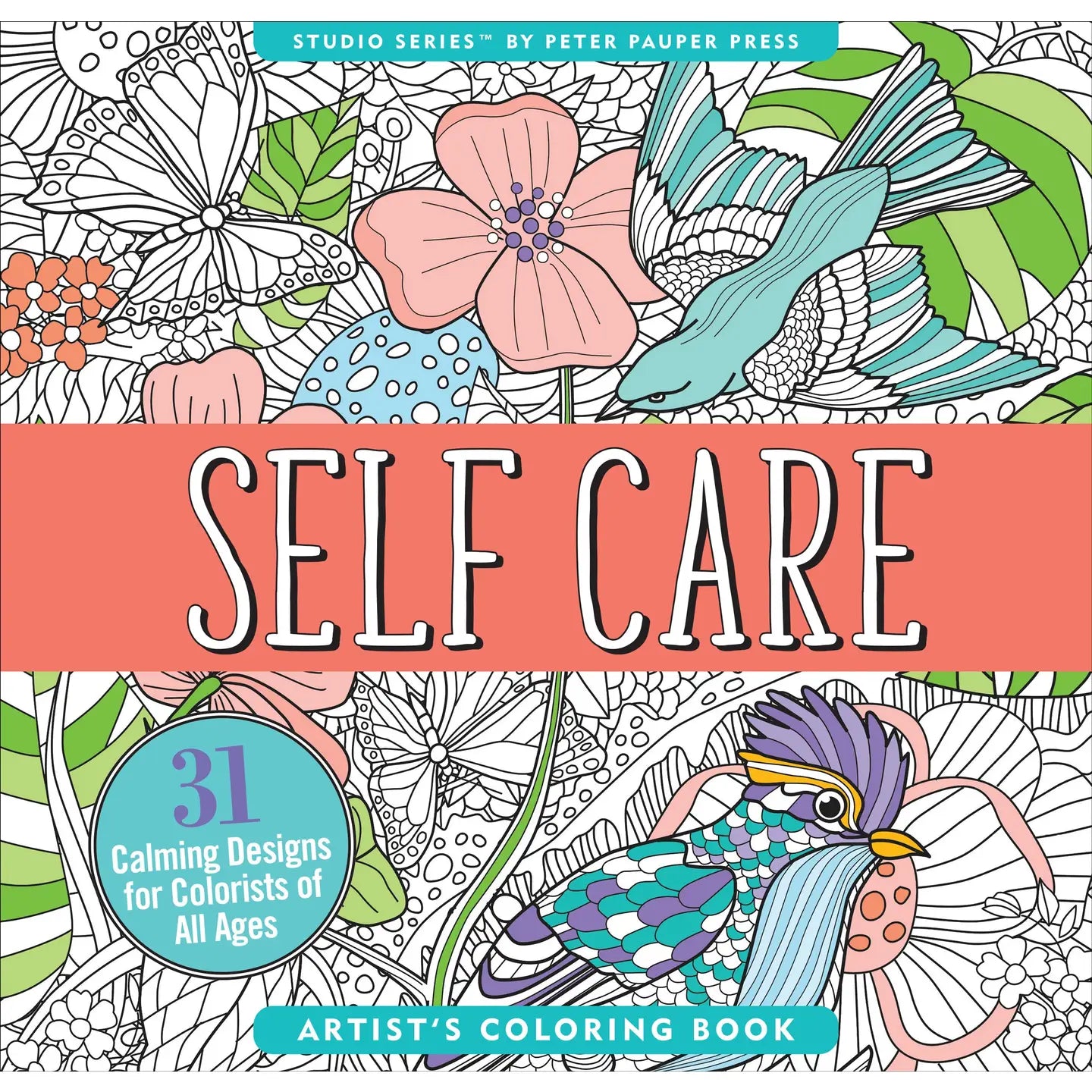 Coloring Book - Self Care Artist's Coloring Book