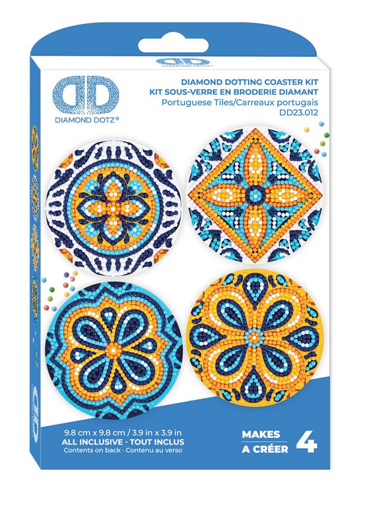 Diamond Dotz - Coasters - Portuguese Tiles