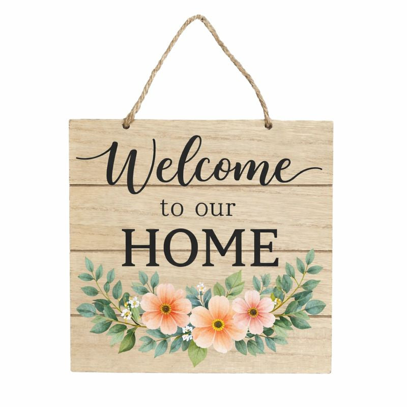 Wood - Wood Board Slate w/ Jute Hanger