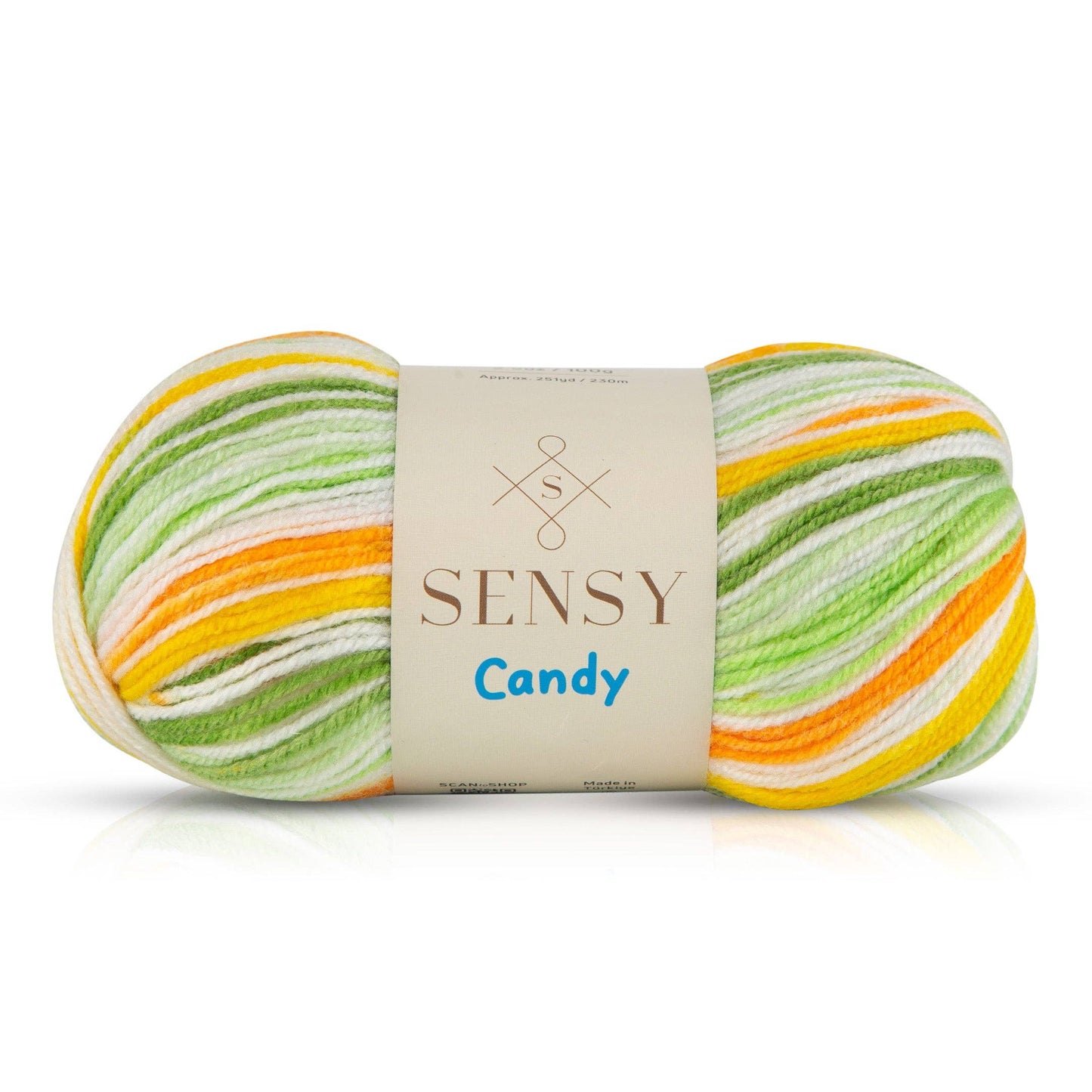 Yarn - Sensy Candy Yarn, 3.5 oz, 251 Yards, Gauge 3 Light: 5437