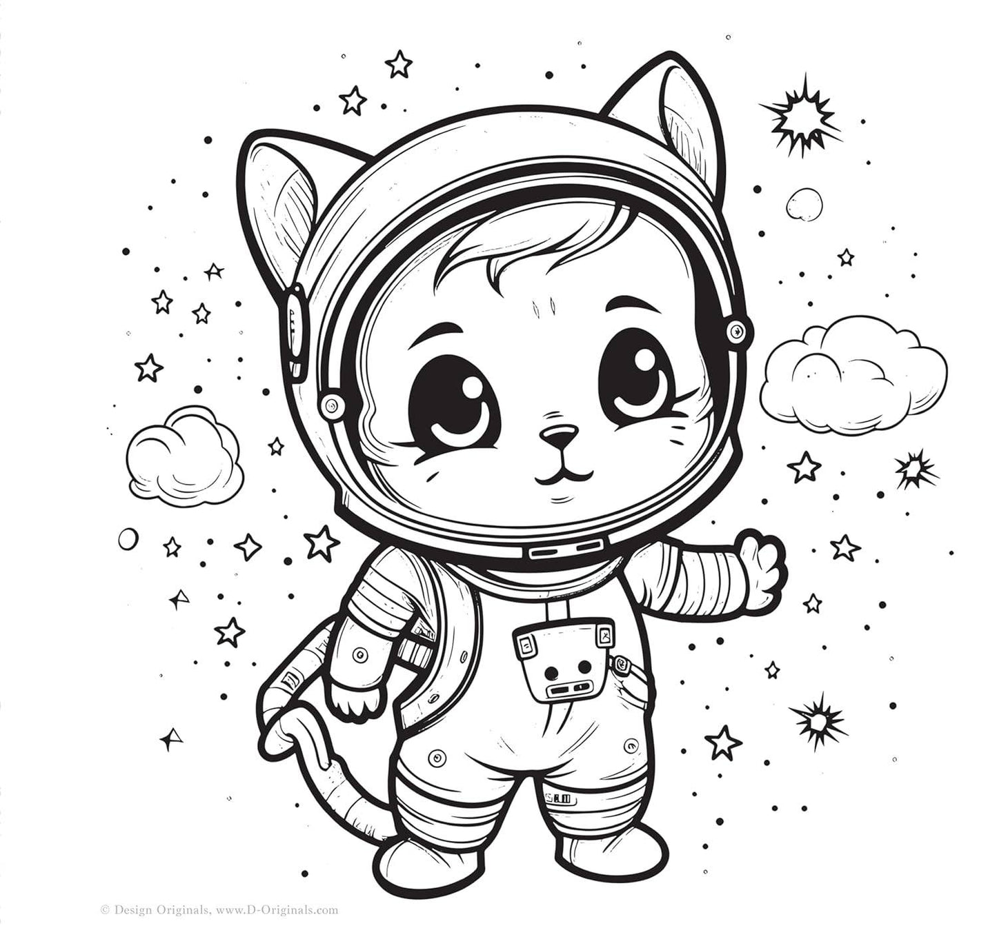 Coloring Book - Adorable Chibi World Coloring Book