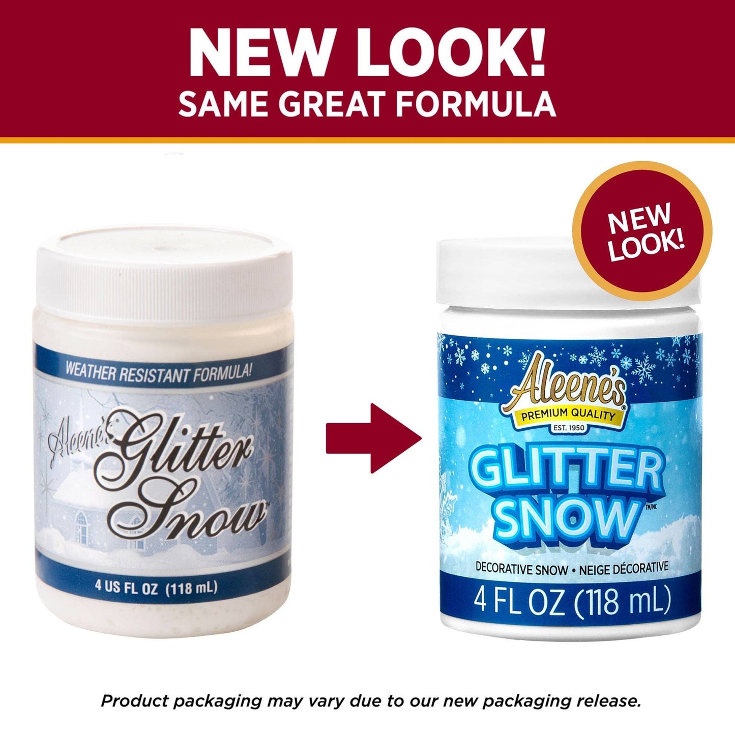 Glitter - Aleene's Glitter Snow 4 fl. oz.