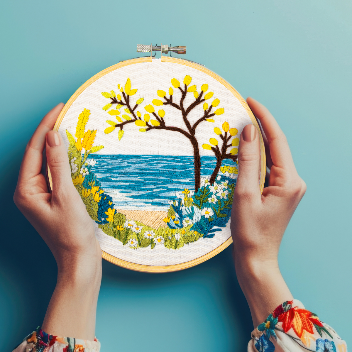 Cross Stitch - Diamond Dotz Wild Ocean Embroidery Kit - 5.0"