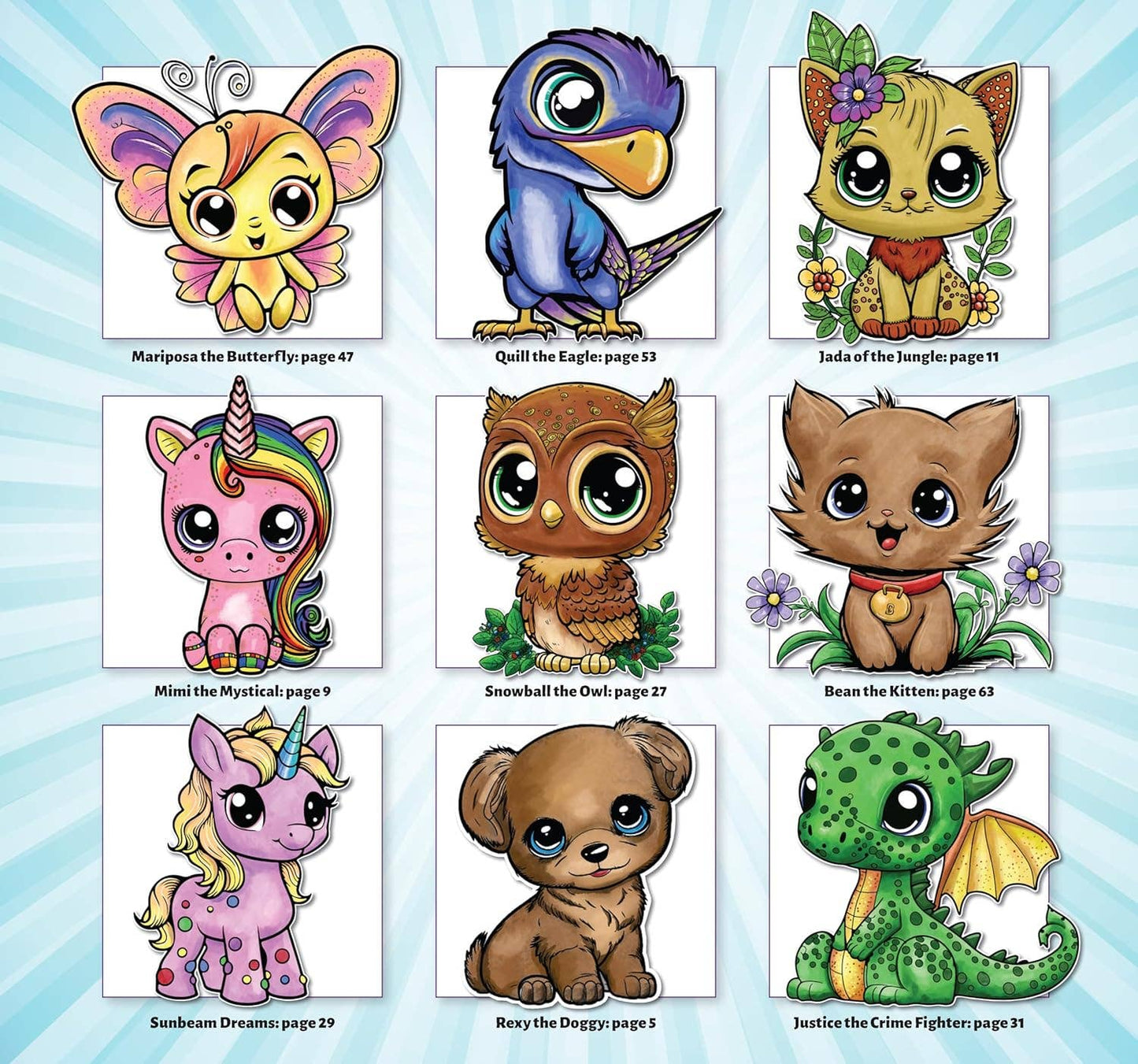 Coloring Book - Adorable Chibi World Coloring Book