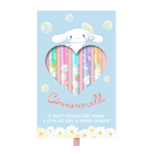 Pens - Sanrio Sweet Daisies Cinnamoroll™ Soft-Touch Gel Pen Set