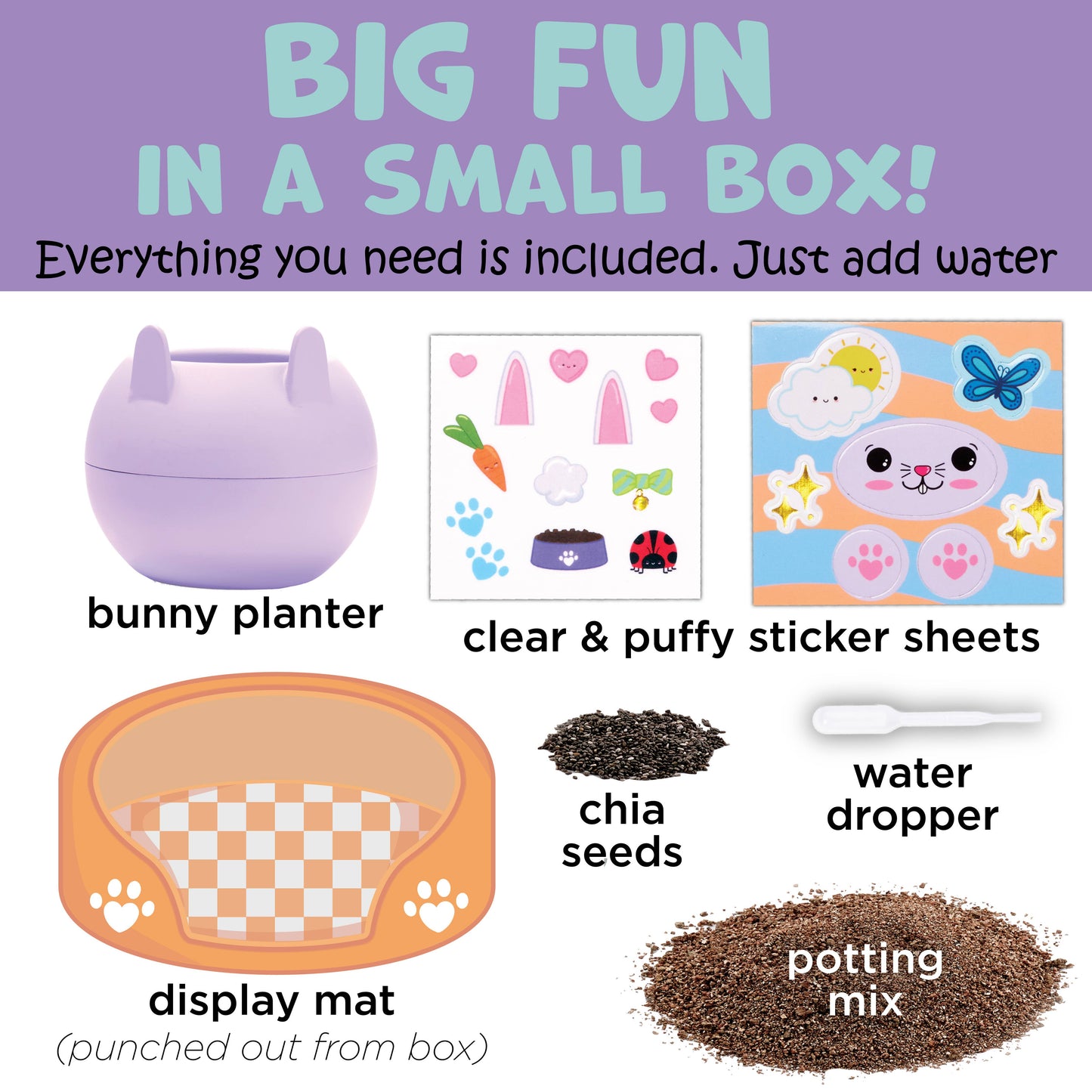 Plant a Pet Mini Grow Craft Kit for Kids: Puppy