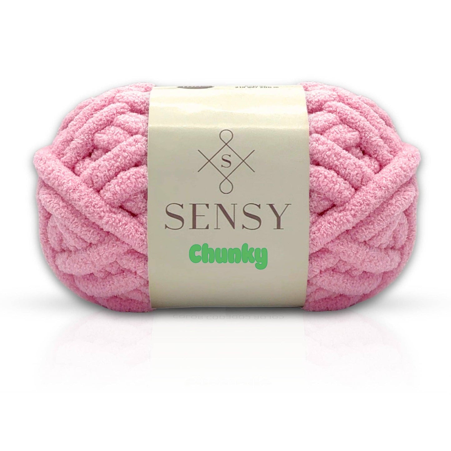 Yarn - Sensy Chunky Yarn, Blanket Yarn, 7 oz, 28 Yards, Gauge 7 Jumbo: Pink