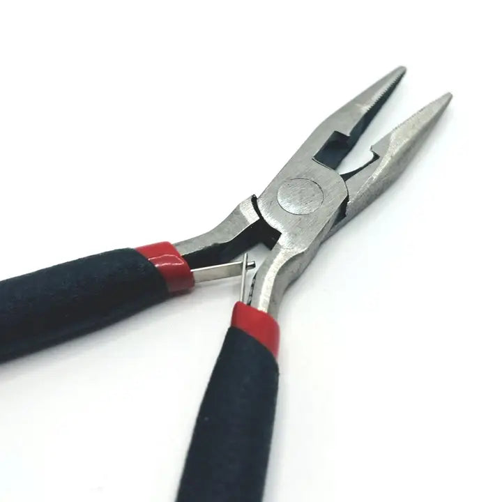 Pliers - Chain Nose Jewelry Pliers, Non-Slip Grip