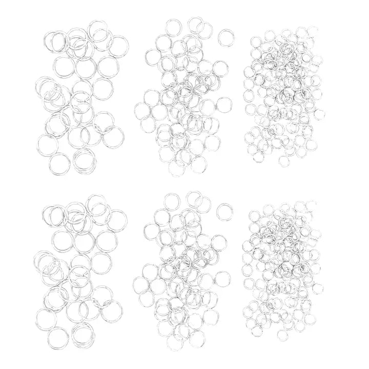 Jewelry - Classic Silver Jump Rings 200pc Assortment