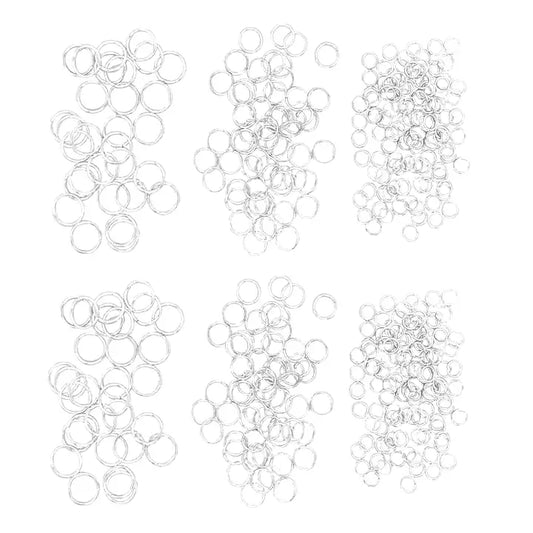 Jewelry - Classic Silver Jump Rings 200pc Assortment