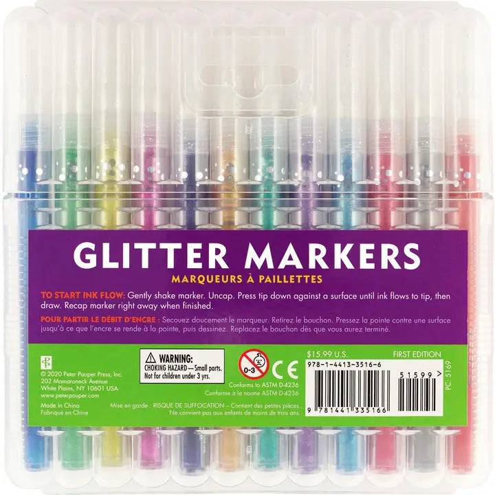 Markers - Studio Series Glitter Markers (Set of 12)