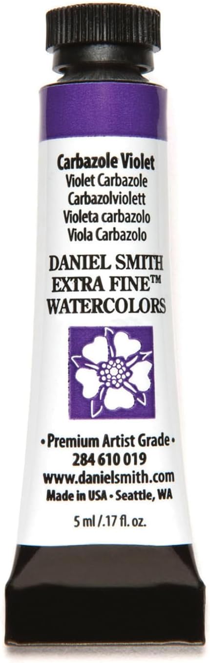 Paint - Daniel Smith Extra Fine Watercolor Paint 5ml Tube - Carbazole Violet