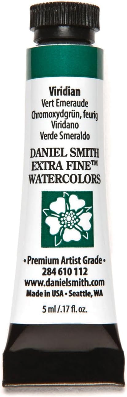 Paint - Daniel Smith Extra Fine Watercolor Paint 5ml Tube - Viridian