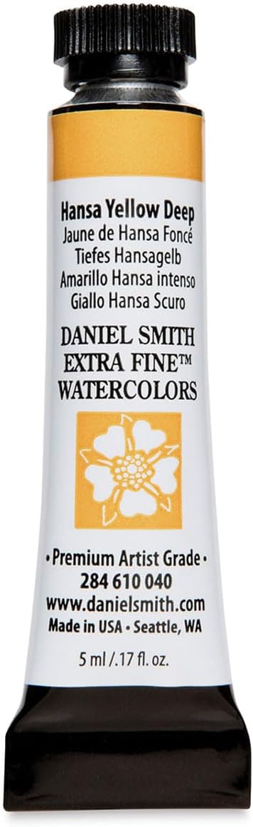 Paint - Daniel Smith Extra Fine Watercolor Paint 5ml Tube - Hansa Yellow Deep