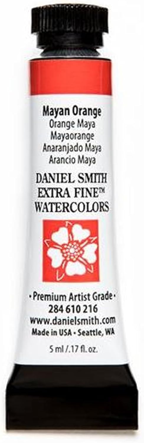 Paint - Daniel Smith Extra Fine Watercolor Paint 5ml Tube - Mayan Orange