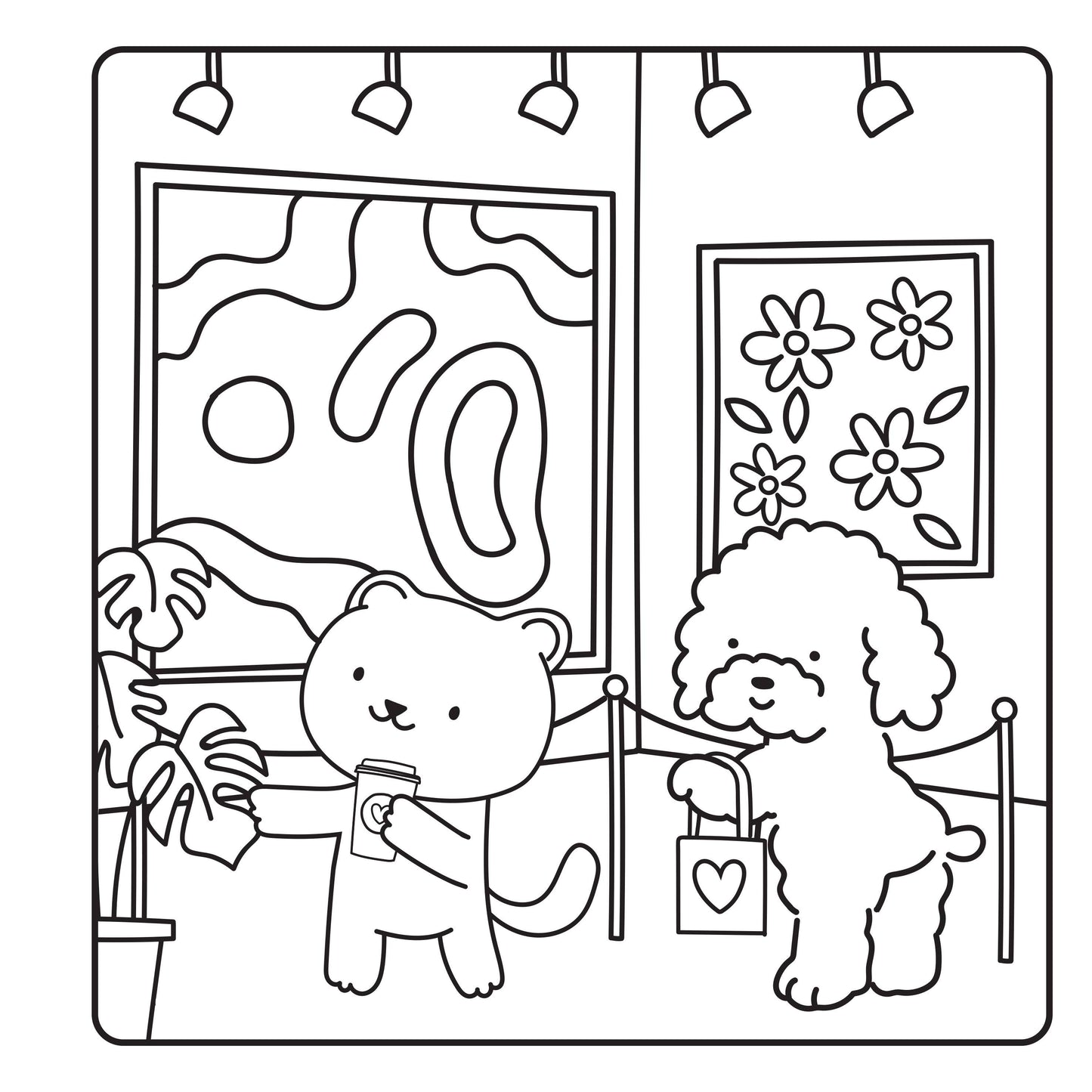 Coloring Book - Comfy & Cozy