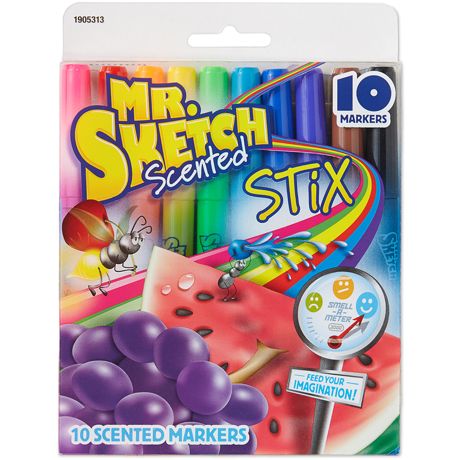 Markers - Mr.Sketch Scented Washable Marker Set 10/Pkg