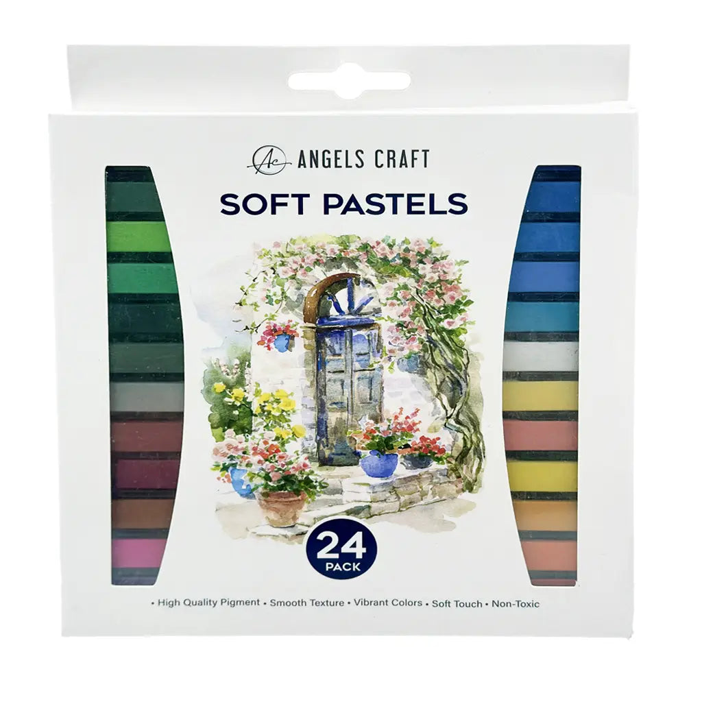Pastel - Square Soft Pastel Multicultural Set of 24