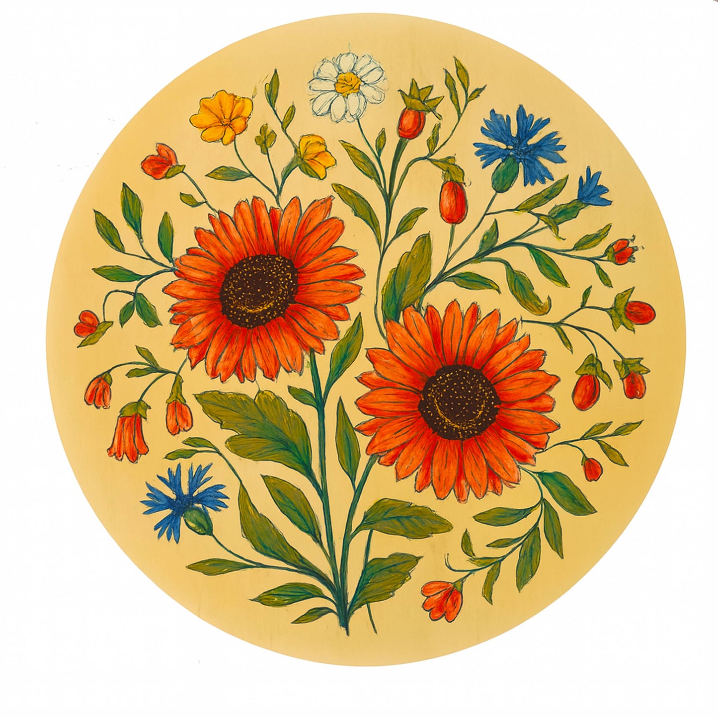 Wood - Basswood Circle 8"