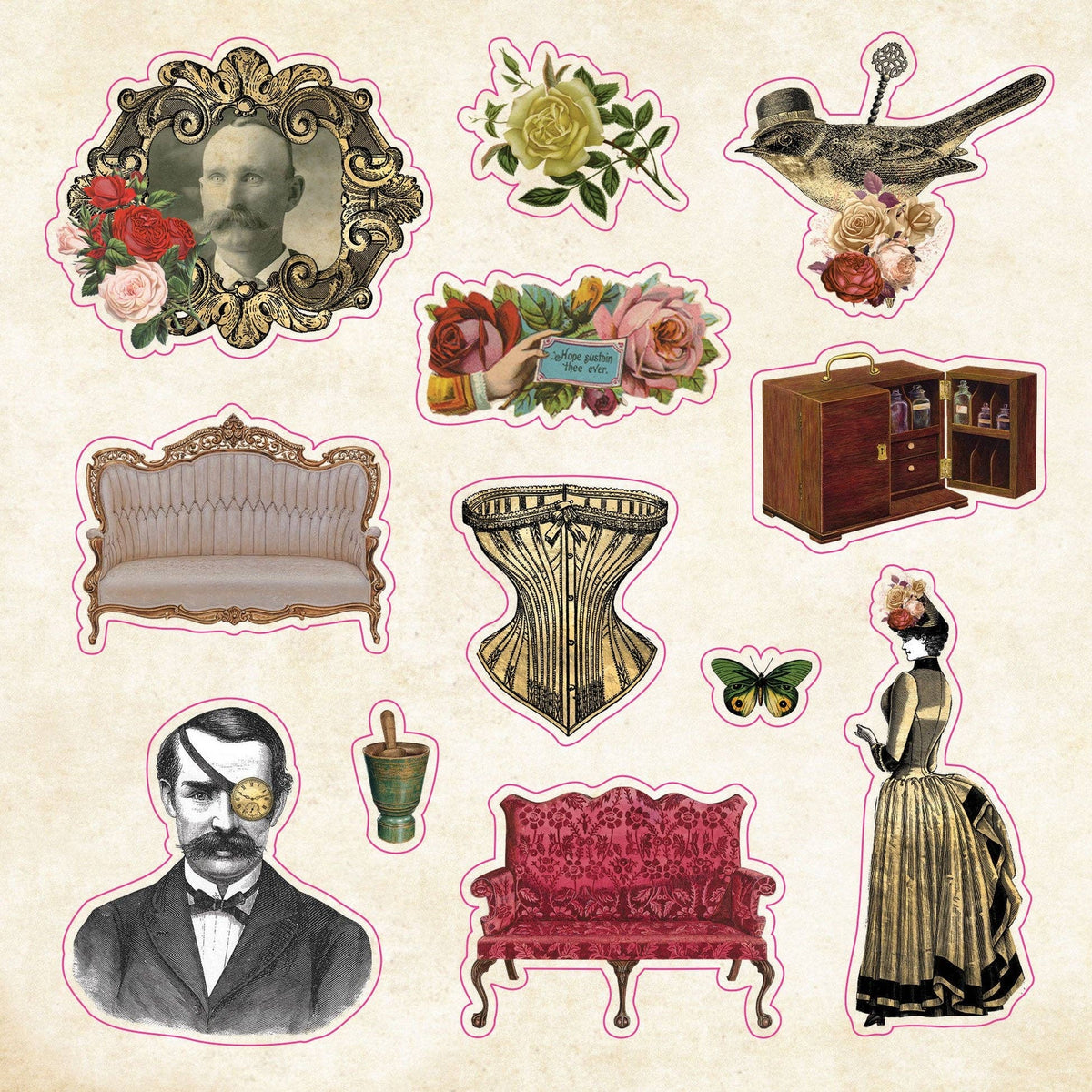 Stickers - The Sticker Book of Curiosities