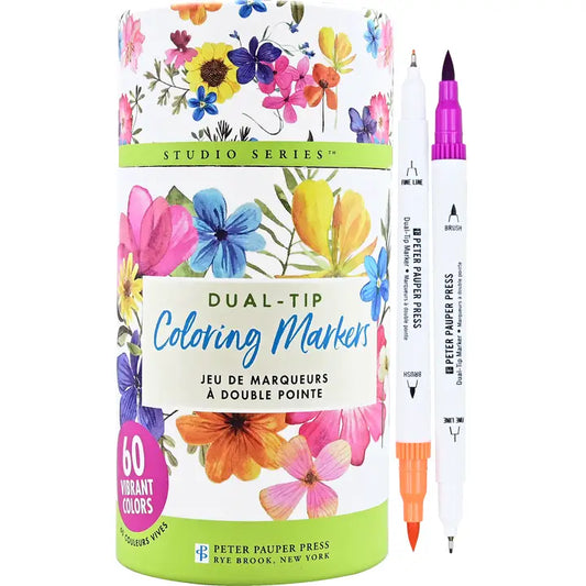 Markers - Studio Series Dual-Tip Coloring Markers (Set of 60)