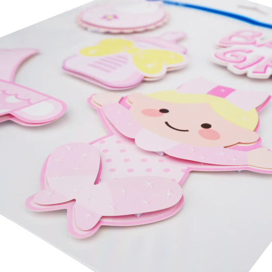 Stickers - 3D Fancy Sticker - Baby Girl
