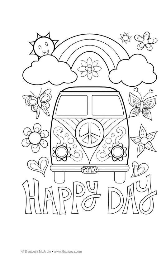 Coloring Book - Color Fun Coloring Book - Take Along Adult Coloring