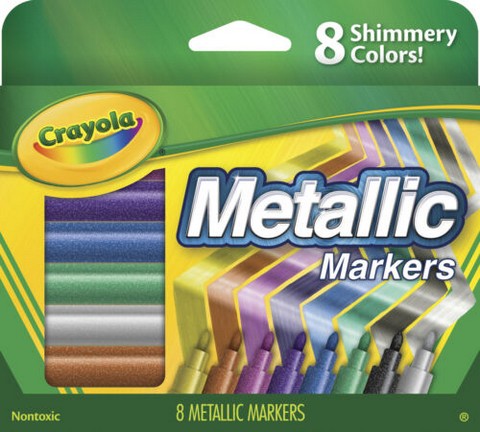 Chalk - Crayola Markers Metallic 8 Colors