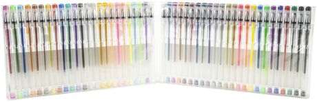 Markers - American Crafts Gel Pens Pouch 48/Pkg