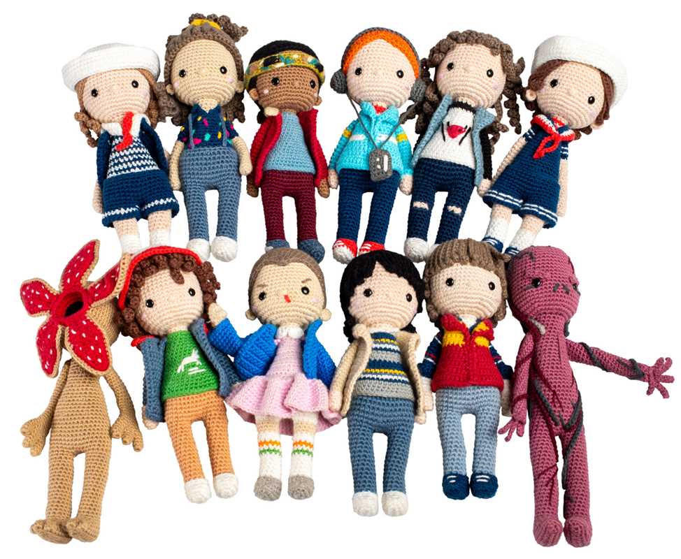 Book - Stranger Things Crochet by Editors of Thunder Bay Press: Kit - Paperback; 88 pages