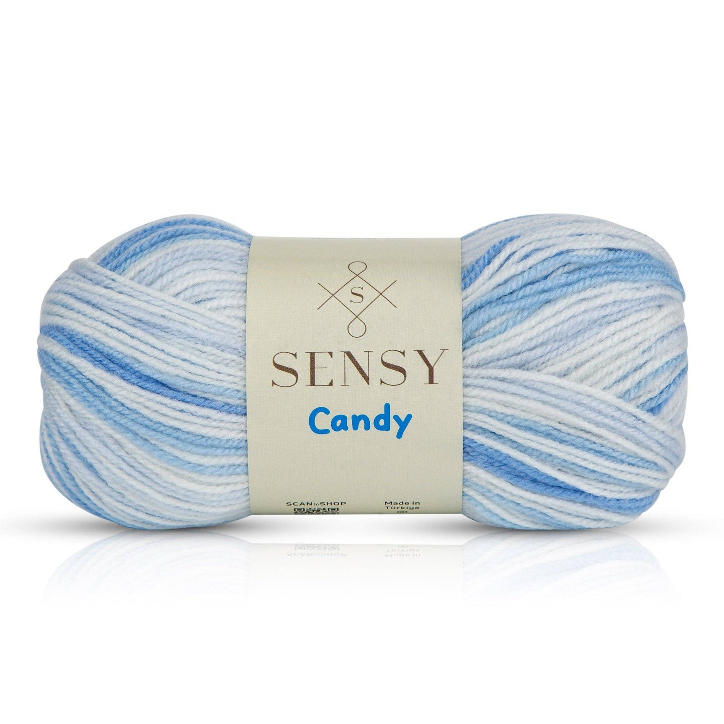 Yarn - Sensy Candy Yarn, 3.5 oz, 251 Yards, Gauge 3 Light: 5431