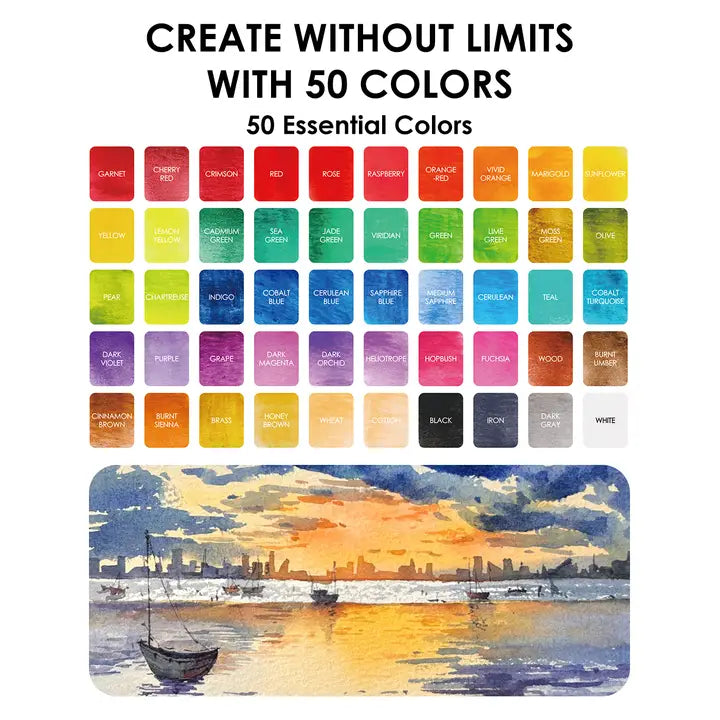 Watercolor - Grabie All-in-One Premium Watercolor Set of 50