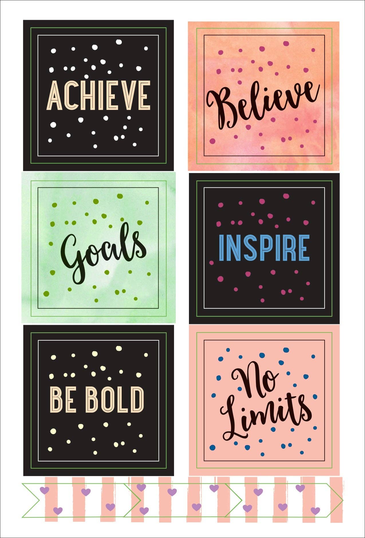 Stickers - Essentials She Believed She Could Planner