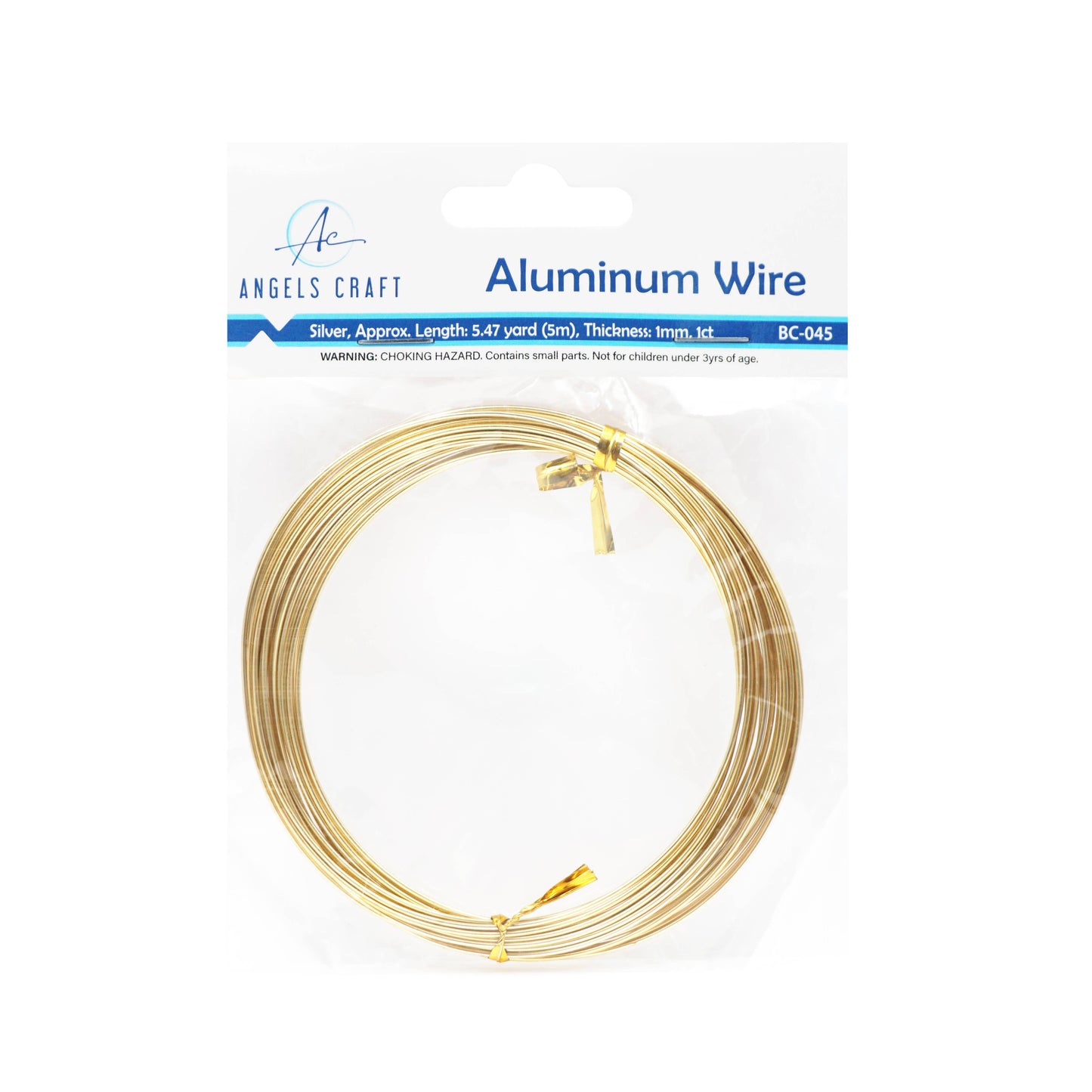 Wire - Aluminum Wire 1mm Gold