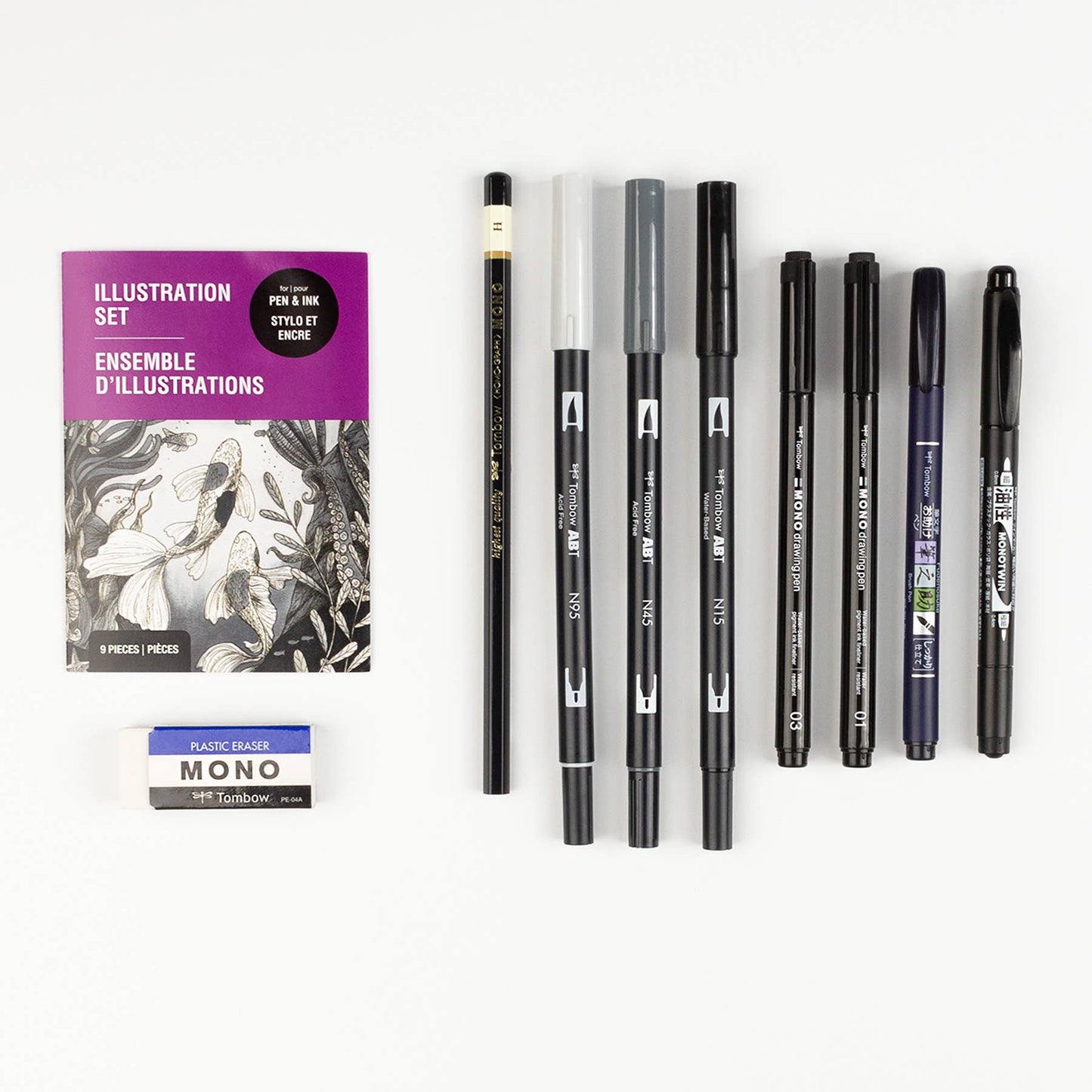 Pencils & Pens - Illustration Set