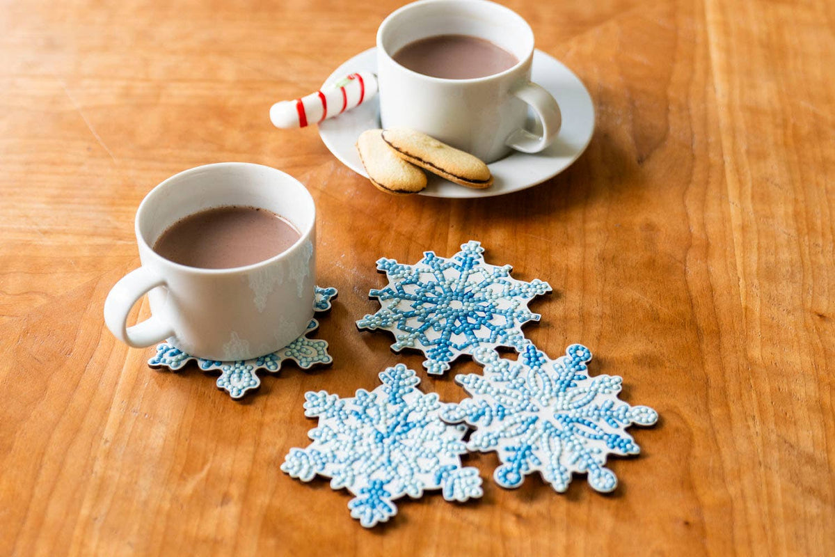 Diamond Dotz - Coasters - Snowflakes