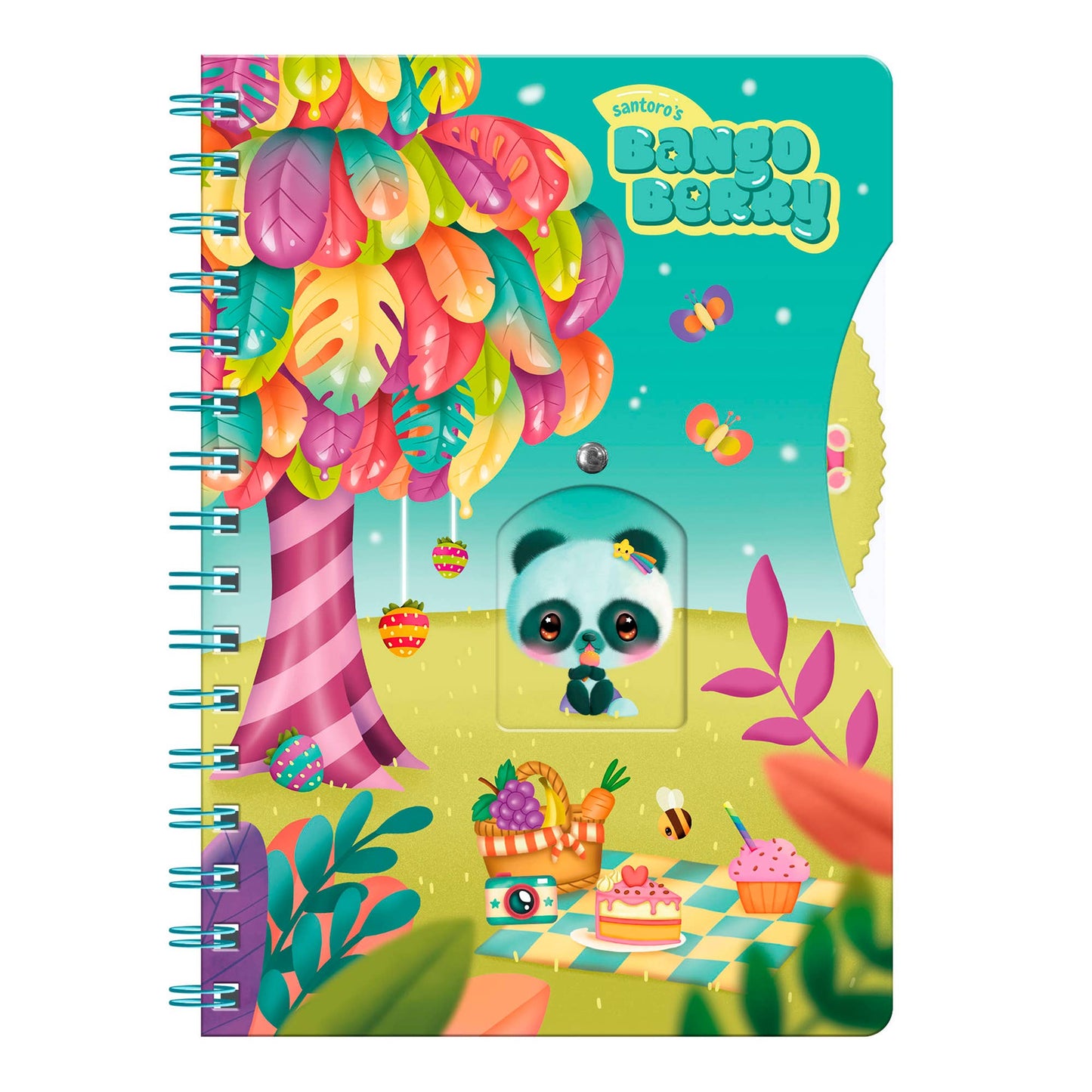 Notebook - Bangoberry Story Wheel Notebook - Picnic on the Hill