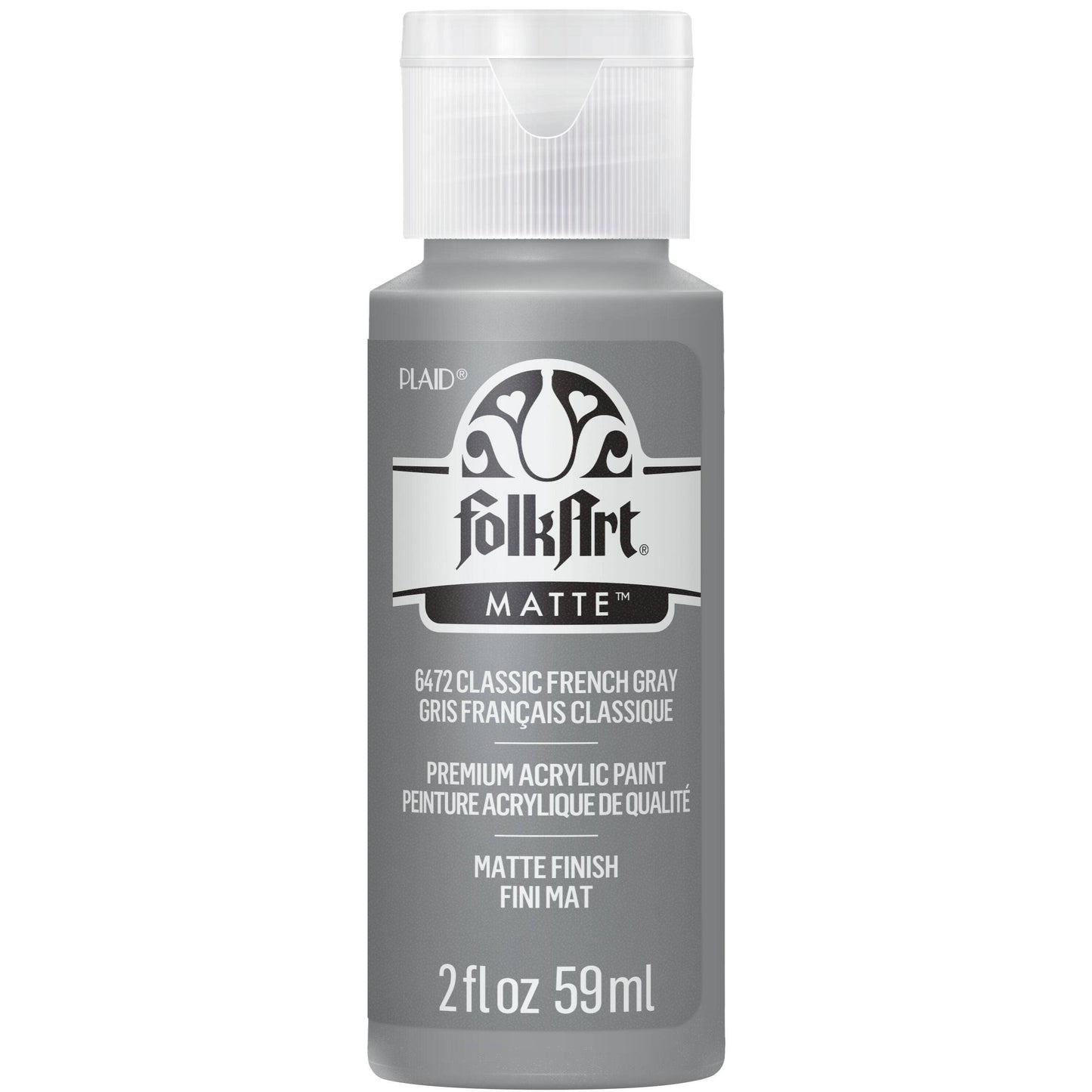 Paint - Acrylic - Matte Classic French Gray