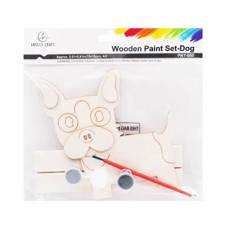 Paint Set - Wooden Painting Set Puppy Dog
