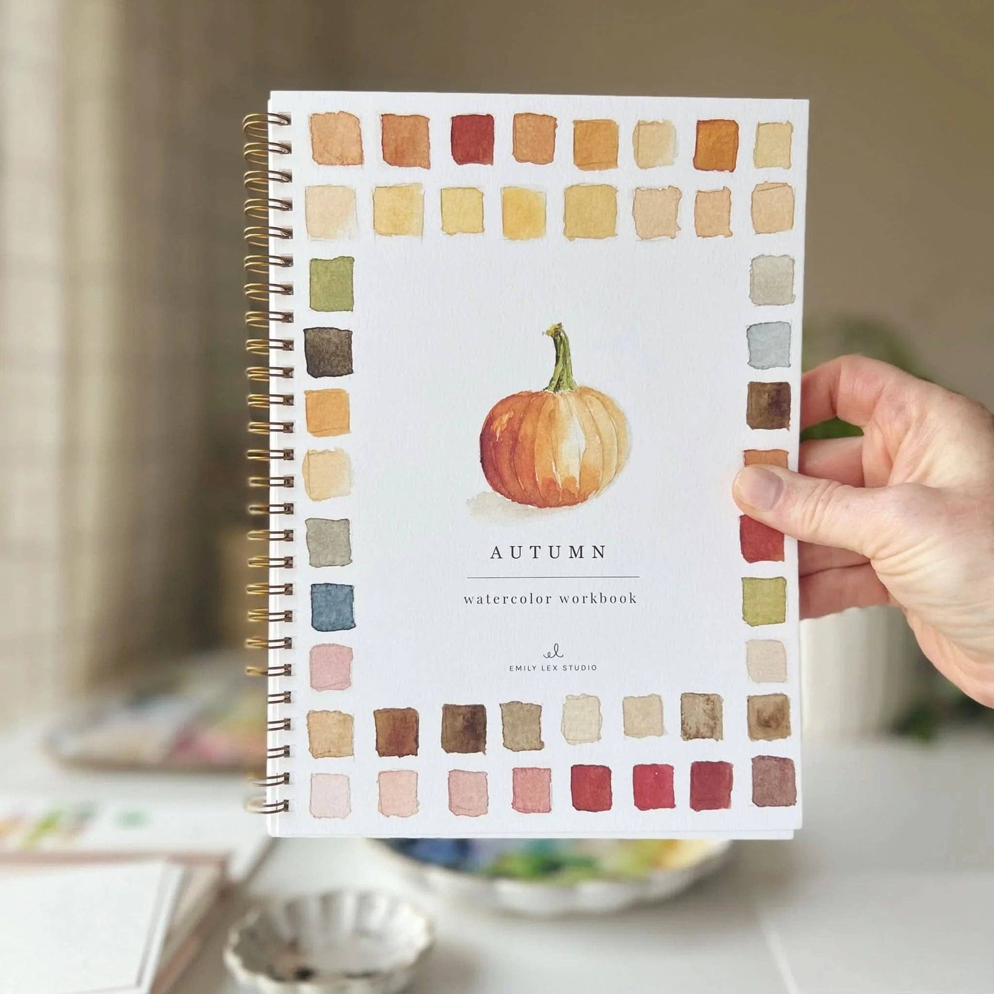 Workbook - Autumn watercolor workbook