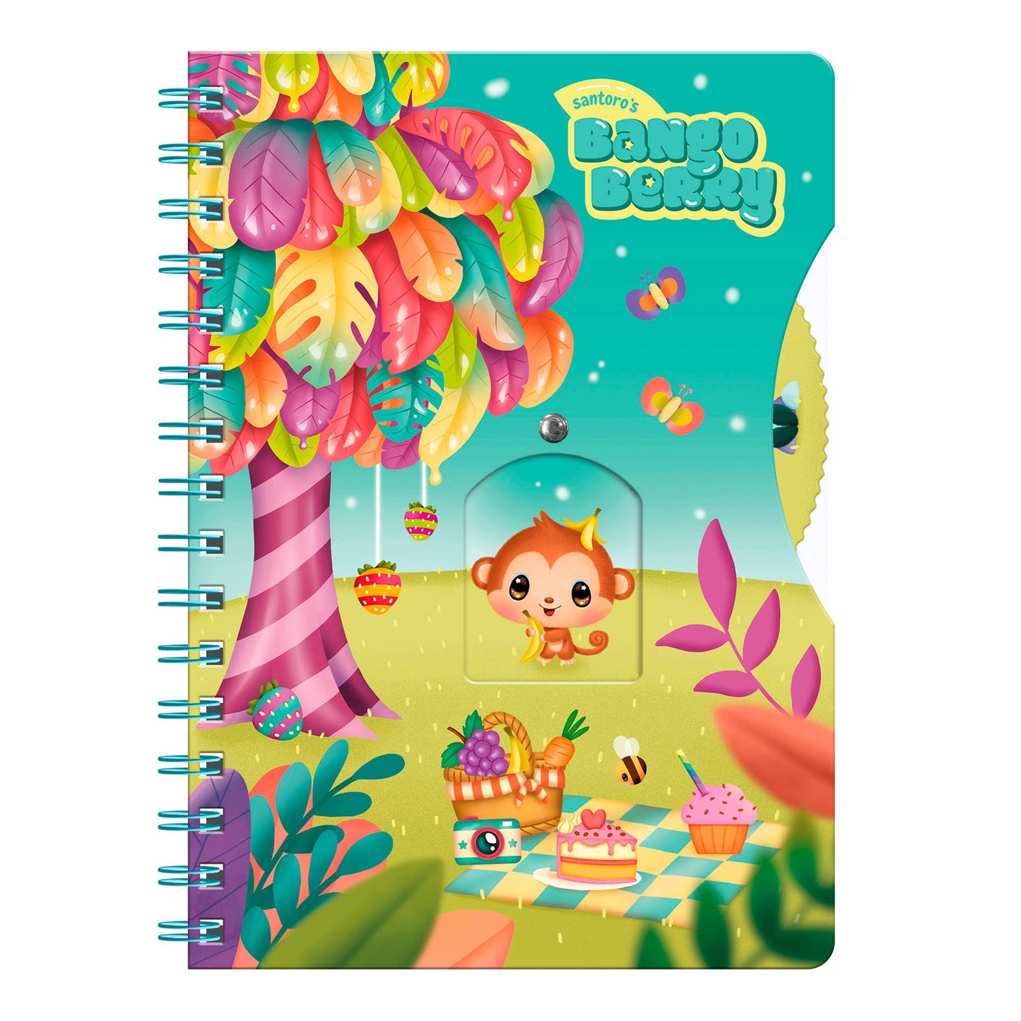 Notebook - Bangoberry Story Wheel Notebook - Picnic on the Hill